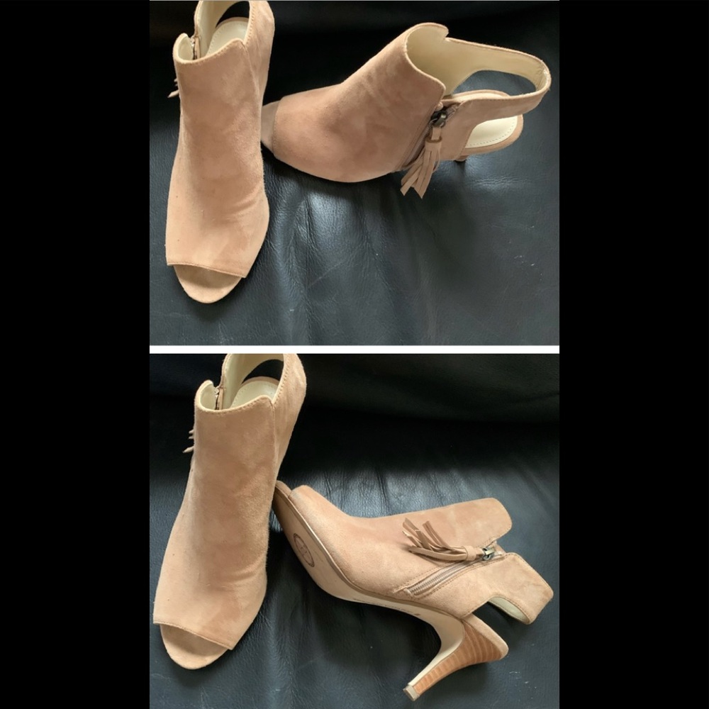 Super Sexy Suede Open Toe Ankle Bootie🔥🔥